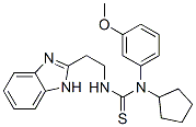 (9CI)-n-[2-(1H-苯并咪唑-2-基)乙基]-n-環(huán)戊基-n-(3-甲氧基苯基)-硫脲結構式_606090-62-4結構式