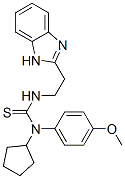 (9CI)-n-[2-(1H-苯并咪唑-2-基)乙基]-n-環(huán)戊基-n-(4-甲氧基苯基)-硫脲結構式_606090-65-7結構式