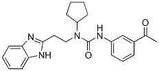 (9CI)-N-(3-乙?；交?-N-[2-(1H-苯并咪唑-2-基)乙基]-N-環(huán)戊基-脲結(jié)構(gòu)式_606091-15-0結(jié)構(gòu)式