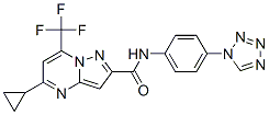 (9CI)-5-環(huán)丙基-N-[4-(1H-四唑-1-基)苯基]-7-(三氟甲基)-吡唑并[1,5-a]嘧啶-2-羧酰胺結構式_606096-64-4結構式