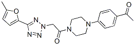 (9ci)-1-(4-乙?；交?-4-[[5-(5-甲基-2-呋喃)-2H-四唑-2-基]乙?；鵠-哌嗪結(jié)構(gòu)式_606097-25-0結(jié)構(gòu)式