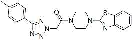(9ci)-1-(2-苯并噻唑)-4-[[5-(4-甲基苯基)-2H-四唑-2-基]乙?；鵠-哌嗪結(jié)構(gòu)式_606097-27-2結(jié)構(gòu)式