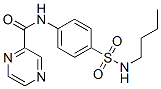 (9CI)-N-[4-[(丁基氨基)磺酰基]苯基]-吡嗪羧酰胺結構式_606098-37-7結構式