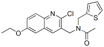 (9ci)-n-[(2-氯-6-乙氧基-3-喹啉)甲基]-n-(2-噻吩甲基)-乙酰胺結構式_606103-62-2結構式