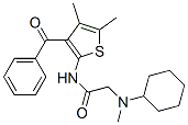 (9ci)-n-(3-苯甲?；?4,5-二甲基-2-噻吩)-2-(環(huán)己基甲基氨基)-乙酰胺結(jié)構(gòu)式_606115-10-0結(jié)構(gòu)式
