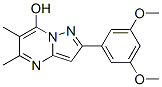 (9CI)-2-(3,5-二甲氧基苯基)-5,6-二甲基-吡唑并[1,5-a]嘧啶-7-醇結(jié)構(gòu)式_606116-48-7結(jié)構(gòu)式
