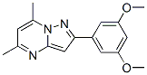 (9CI)-2-(3,5-二甲氧基苯基)-5,7-二甲基-嘧啶結(jié)構(gòu)式_606116-51-2結(jié)構(gòu)式