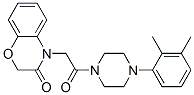 (9ci)-1-[(2,3-二氫-3-氧代-4H-1,4-苯并噁嗪-4-基)乙?；鵠-4-(2,3-二甲基苯基)-哌嗪結(jié)構(gòu)式_606118-30-3結(jié)構(gòu)式