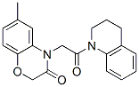 (9CI)-1-[(2,3-二氫-6-甲基-3-氧代-4H-1,4-苯并噁嗪-4-基)乙?；鵠-1,2,3,4-四氫-喹啉結(jié)構(gòu)式_606119-49-7結(jié)構(gòu)式
