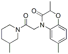 (9ci)-1-[(2,3-二氫-2,6-二甲基-3-氧代-4H-1,4-苯并噁嗪-4-基)乙?；鵠-3-甲基-哌啶結(jié)構(gòu)式_606119-95-3結(jié)構(gòu)式