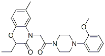 (9ci)-1-[(2-乙基-2,3-二氫-6-甲基-3-氧代-4H-1,4-苯并噁嗪-4-基)乙?；鵠-4-(2-甲氧基苯基)-哌嗪結構式_606120-23-4結構式