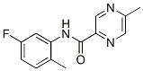 (9CI)-N-(5-氟-2-甲基苯基)-5-甲基-吡嗪羧酰胺結(jié)構(gòu)式_606132-19-8結(jié)構(gòu)式