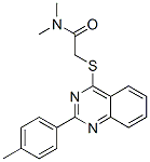 (9ci)-N,N-二甲基-2-[[2-(4-甲基苯基)-4-喹唑啉]硫代]-乙酰胺結(jié)構式_606132-32-5結(jié)構式