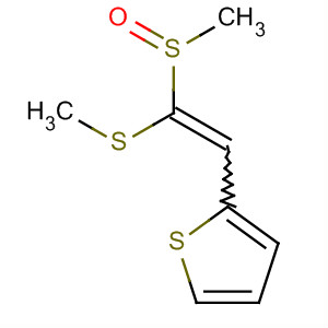1-甲基亞磺?；?1-甲基硫代-2-(2-噻吩)乙烯結(jié)構(gòu)式_60639-74-9結(jié)構(gòu)式