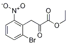 3-(2-溴-6-硝基苯基)-2-氧代丙酸乙酯結(jié)構(gòu)式_608510-29-8結(jié)構(gòu)式