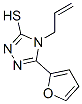 4-丙烯基-5-呋喃-4H-[1,2,4]-噻唑-3-硫醇結(jié)構(gòu)式_60870-43-1結(jié)構(gòu)式
