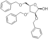 2,3,5-Tri-o-benzyl-beta-d-arabinofuranoseStructure,60933-68-8Structure 2,3,5-Tri-o-benzyl-beta-d-arabinofuranose Structure,60933-68-8Structure