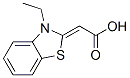 (2z)-(9ci)-(3-乙基-2(3h)-苯并噻唑)-乙酸結(jié)構(gòu)式_610316-03-5結(jié)構(gòu)式