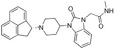 (R)-2-(3-(1-(1,2-二氫乙酰萘n-1-基)哌啶-4-基)-2-氧代-2,3-二氫-1H-苯并[d]咪唑-1-基)-n-甲基乙酰胺結(jié)構(gòu)式_610323-32-5結(jié)構(gòu)式