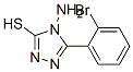 4-氨基-5-(2-溴苯基)-4H-1,2,4-噻唑-3-硫醇結(jié)構(gòu)式_61055-40-1結(jié)構(gòu)式