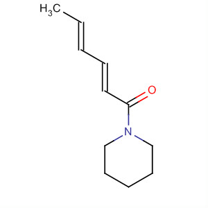 1-[(2E,4E)-1-氧代-2,4-己二烯基]哌啶結(jié)構(gòu)式_61233-61-2結(jié)構(gòu)式
