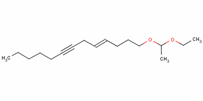 (E)-(1-乙氧基乙氧基)-4-三癸烯-7-炔結(jié)構(gòu)式_61565-23-9結(jié)構(gòu)式