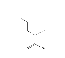 DL-2-Bromohexanoic acid Structure,616-05-7Structure