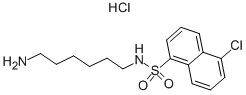 N-(6-aminohexyl)-5-chloro-1-naphthalenesulfonamide hydrochloride Structure,61714-27-0Structure