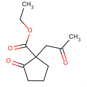 2-氧代-1-(2-氧代丙基)環(huán)戊烷羧酸乙酯結(jié)構(gòu)式_61771-77-5結(jié)構(gòu)式