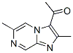 (9ci)-1-(2,6-二甲基咪唑并[1,2-a]吡嗪-3-基)-乙酮結(jié)構(gòu)式_620604-03-7結(jié)構(gòu)式