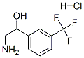 2-氨基-1-(3-三氟甲基苯基)-乙醇鹽酸鹽結(jié)構(gòu)式_62064-75-9結(jié)構(gòu)式
