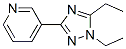(9CI)-3-(1,5-二乙基-1H-1,2,4-噻唑-3-基)-吡啶結(jié)構(gòu)式_622403-82-1結(jié)構(gòu)式