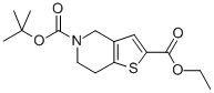 5-Boc-4,5,6,7-四氫噻吩并[3,2-c]吡啶-2-羧酸乙酯結(jié)構(gòu)式_623564-30-7結(jié)構(gòu)式