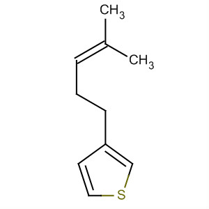 3-(4-甲基-3-戊烯)噻吩結(jié)構(gòu)式_62429-57-6結(jié)構(gòu)式