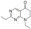 (9CI)-2,8-二乙基-7,8-二氫吡啶并[2,3-d]嘧啶-5(6H)-酮結(jié)構(gòu)式_625107-67-7結(jié)構(gòu)式