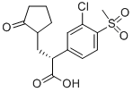 (R)-2-(3-氯-4-甲烷磺?；交?-3-(2-氧代環(huán)戊基)丙酸結(jié)構(gòu)式_625113-52-2結(jié)構(gòu)式
