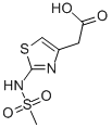 (2-甲烷磺?；被?噻唑-4-基)-乙酸結(jié)構(gòu)式_62557-05-5結(jié)構(gòu)式