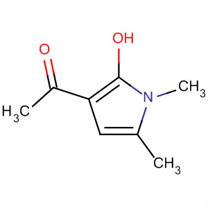 (9CI)-1-(2-羥基-1,5-二甲基-1H-吡咯-3-基)-乙酮結(jié)構(gòu)式_62672-69-9結(jié)構(gòu)式