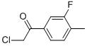 (9ci)-2-氯-1-(3-氟-4-甲基苯基)-乙酮結(jié)構(gòu)式_627463-24-5結(jié)構(gòu)式