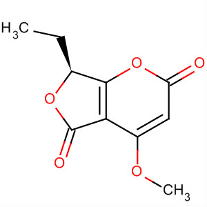 (9ci)-7-乙基-4-甲氧基-,(7s)-2H-呋喃并[3,4-b]吡喃-2,5(7h)-二酮結構式_628302-58-9結構式