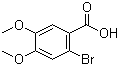 2-Bromo-4,5-dimethoxybenzoic acid Structure,6286-46-0Structure