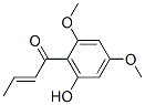 1-(6-羥基-2,4-二甲氧基苯基)-2-丁烯-1-酮結(jié)構(gòu)式_62995-12-4結(jié)構(gòu)式