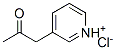 3-(2-氧代丙基)-氯化吡啶結(jié)構式_6302-03-0結(jié)構式