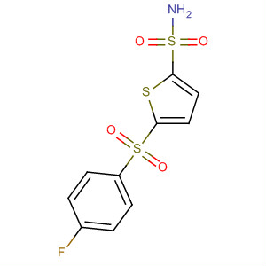 5-[(4-氟苯基)磺酰基]噻吩-2-磺酰胺結(jié)構(gòu)式_63032-79-1結(jié)構(gòu)式
