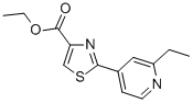 2-(2-乙基-4-吡啶)-噻唑-4-羧酸乙酯結(jié)構(gòu)式_630410-54-7結(jié)構(gòu)式