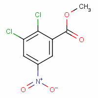 2,3-二氯-5-硝基苯甲酸甲酯結構式_63105-54-4結構式