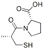 1-[(2R)-2-甲基-3-疏基丙?；鵠脯氨酸結(jié)構(gòu)式_63250-36-2結(jié)構(gòu)式