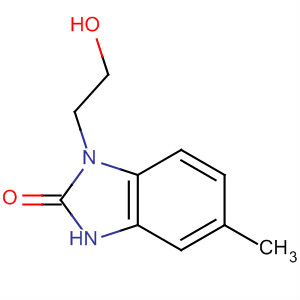 (9ci)-1,3-二氫-1-(2-羥基乙基)-5-甲基-2H-苯并咪唑-2-酮結(jié)構(gòu)式_63387-92-8結(jié)構(gòu)式