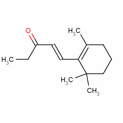 (E)-1-(2,6,6-三甲基-1-環(huán)己烯-1-基)-1-戊烯-3-酮結(jié)構(gòu)式_63429-28-7結(jié)構(gòu)式
