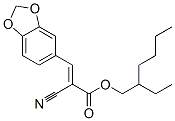alpha-氰基-3,4-亞甲基二氧基肉桂酸-2-乙基己酯結(jié)構(gòu)式_63524-66-3結(jié)構(gòu)式